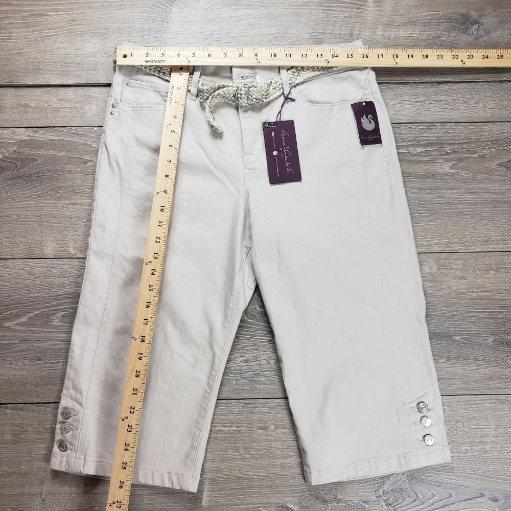 GLORIA VANDERBILT STONEWOOD CAPRI SIZE 10 - Picture 5 of 13